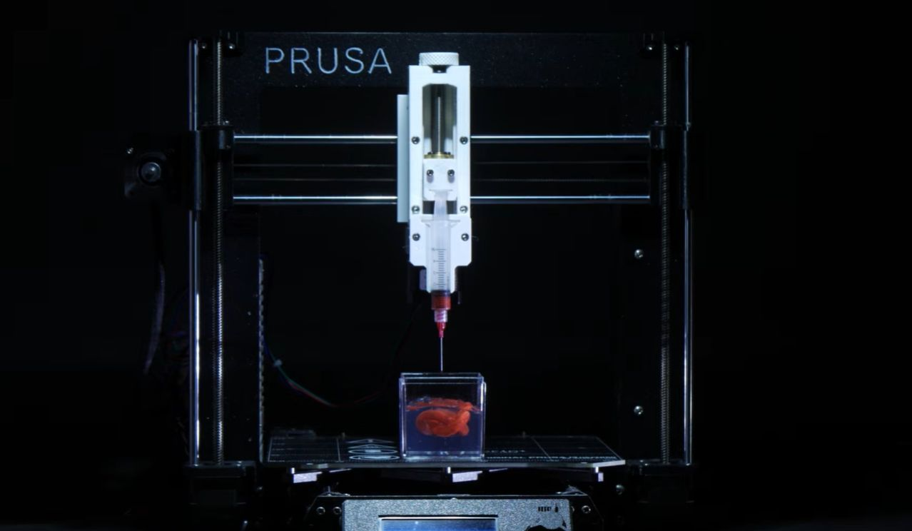 Editorial image related to Maker Converts Bricked Prusa into Embedded-Printing Rig Using Hair Gel