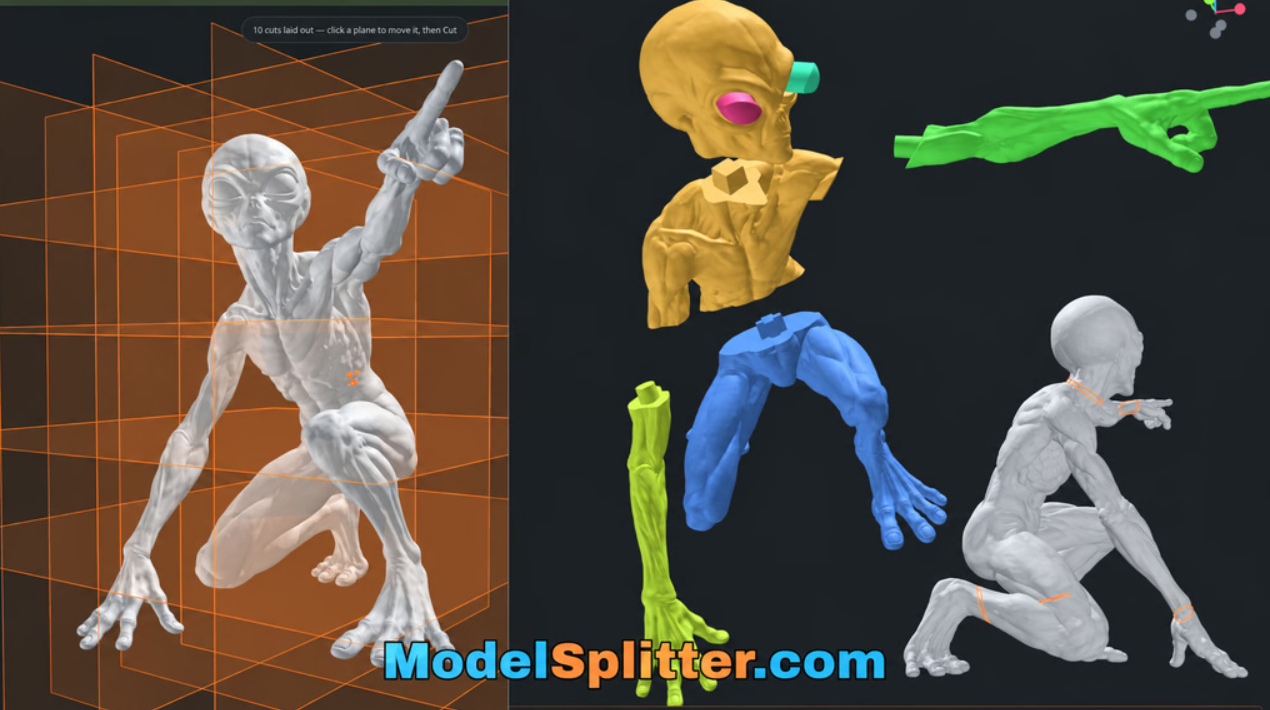 Editorial image related to ModelSplitter Launches Free Browser Tool for 3D Model Splitting and Assembly Guidance